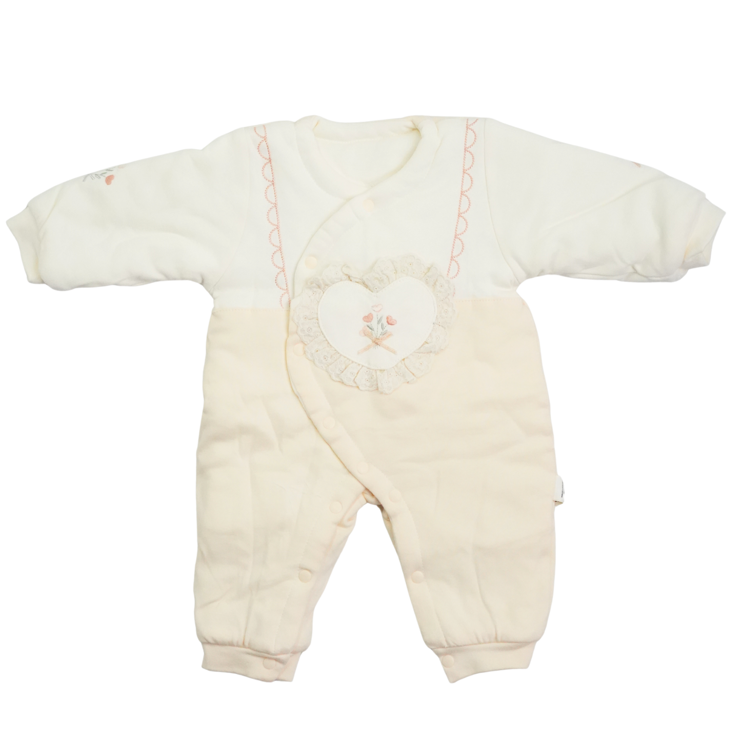 GIRLS QUILTED ROMPER