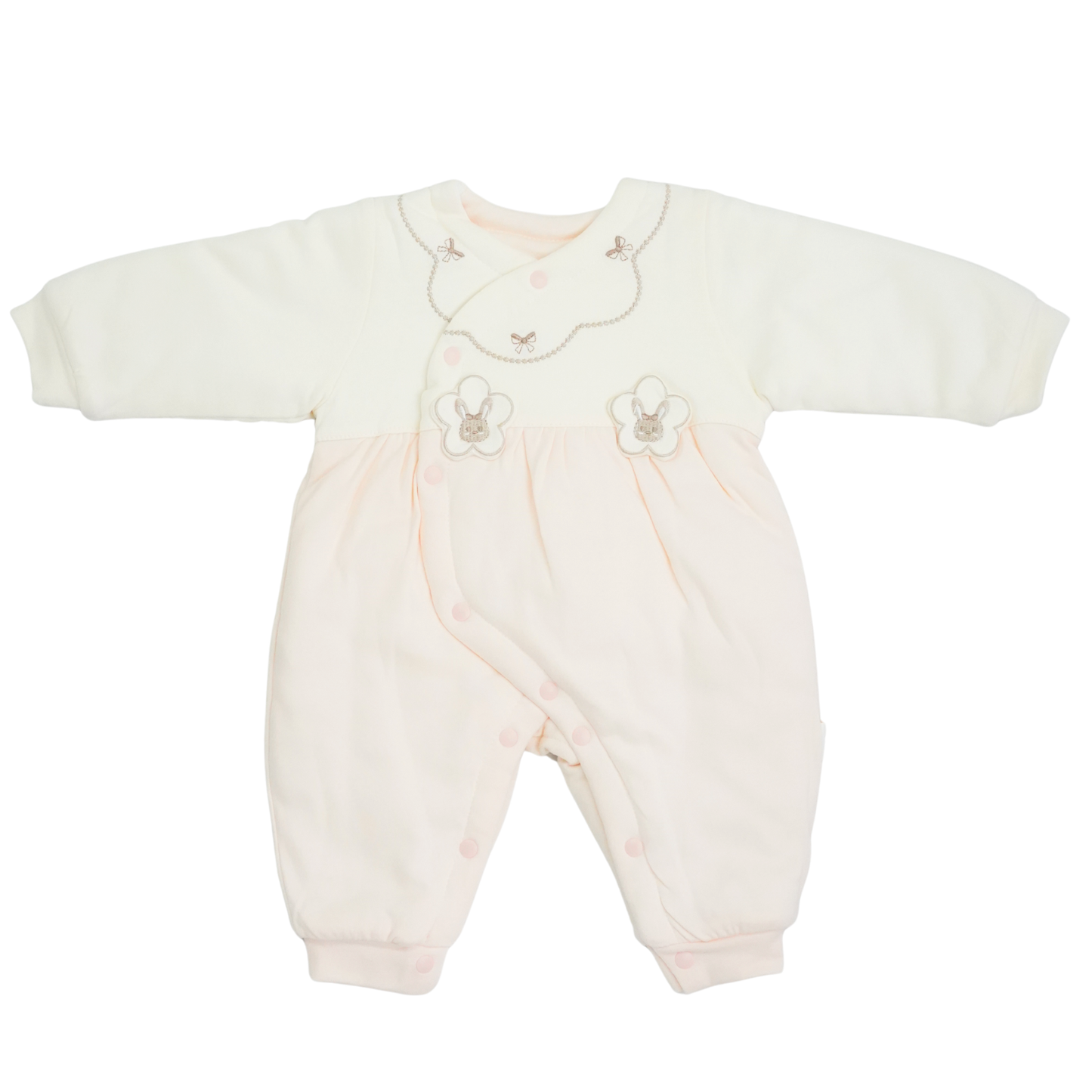 GIRLS QUILTED ROMPER