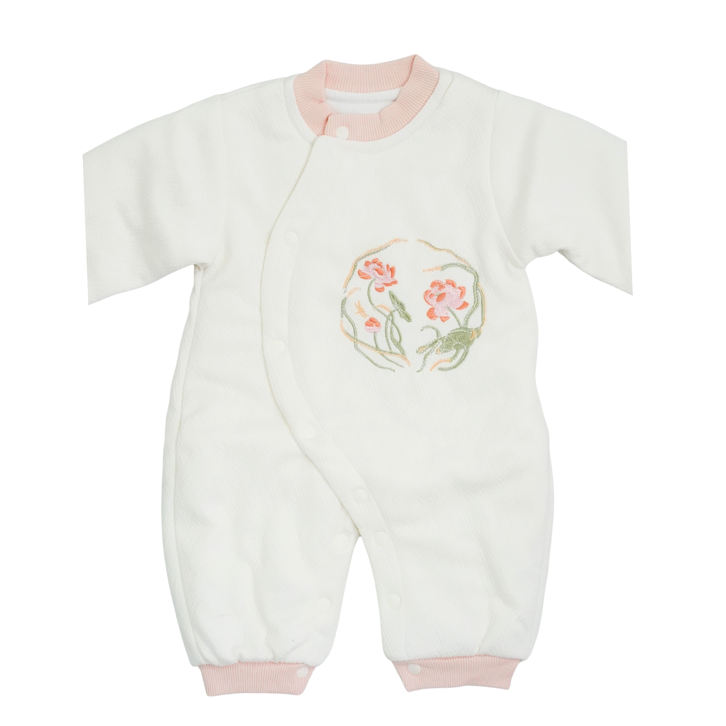 GIRLS QUILTED ROMPER