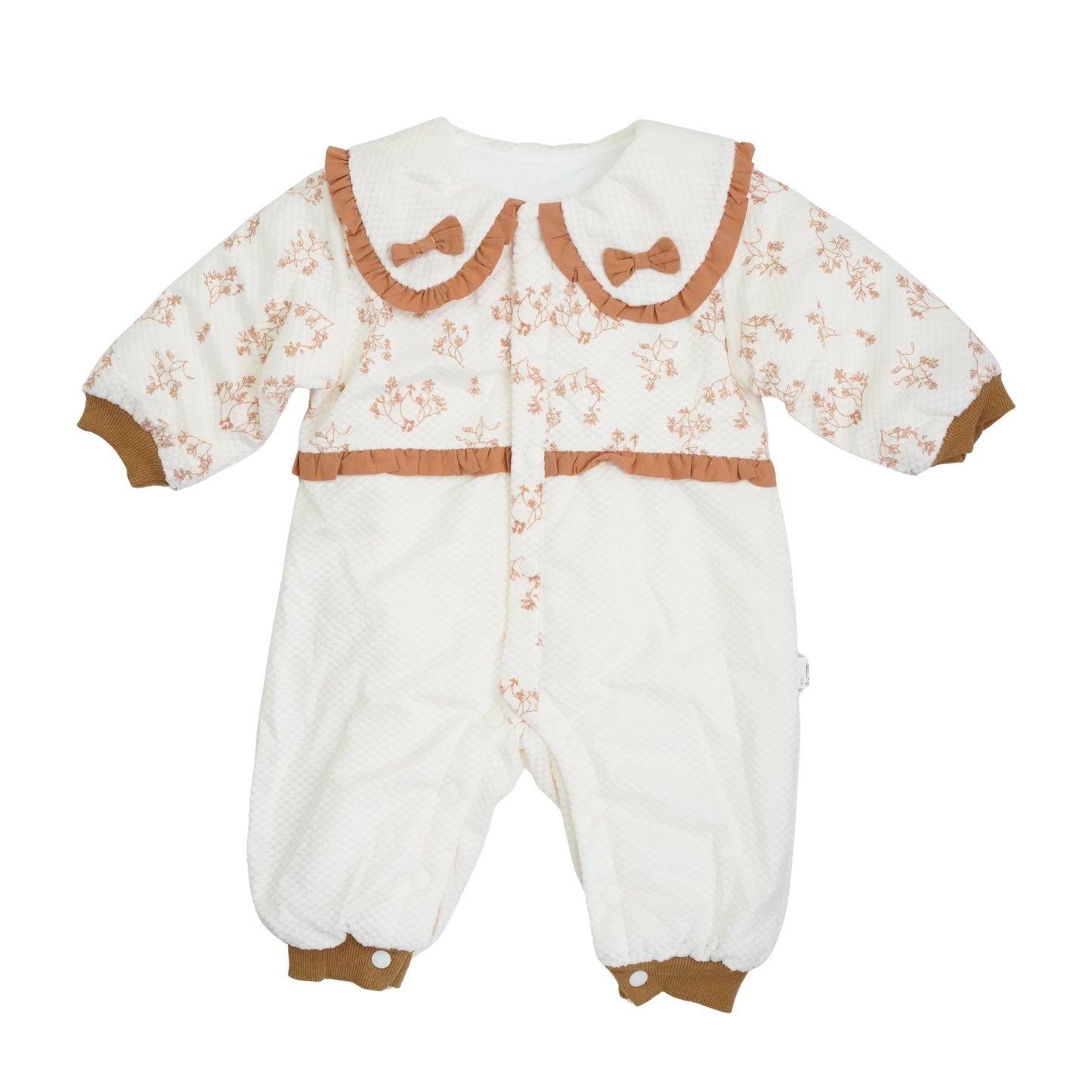 GIRLS QUILTED ROMPER