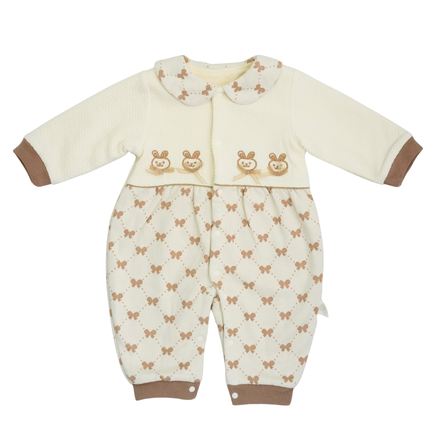 GIRLS QUILTED ROMPER