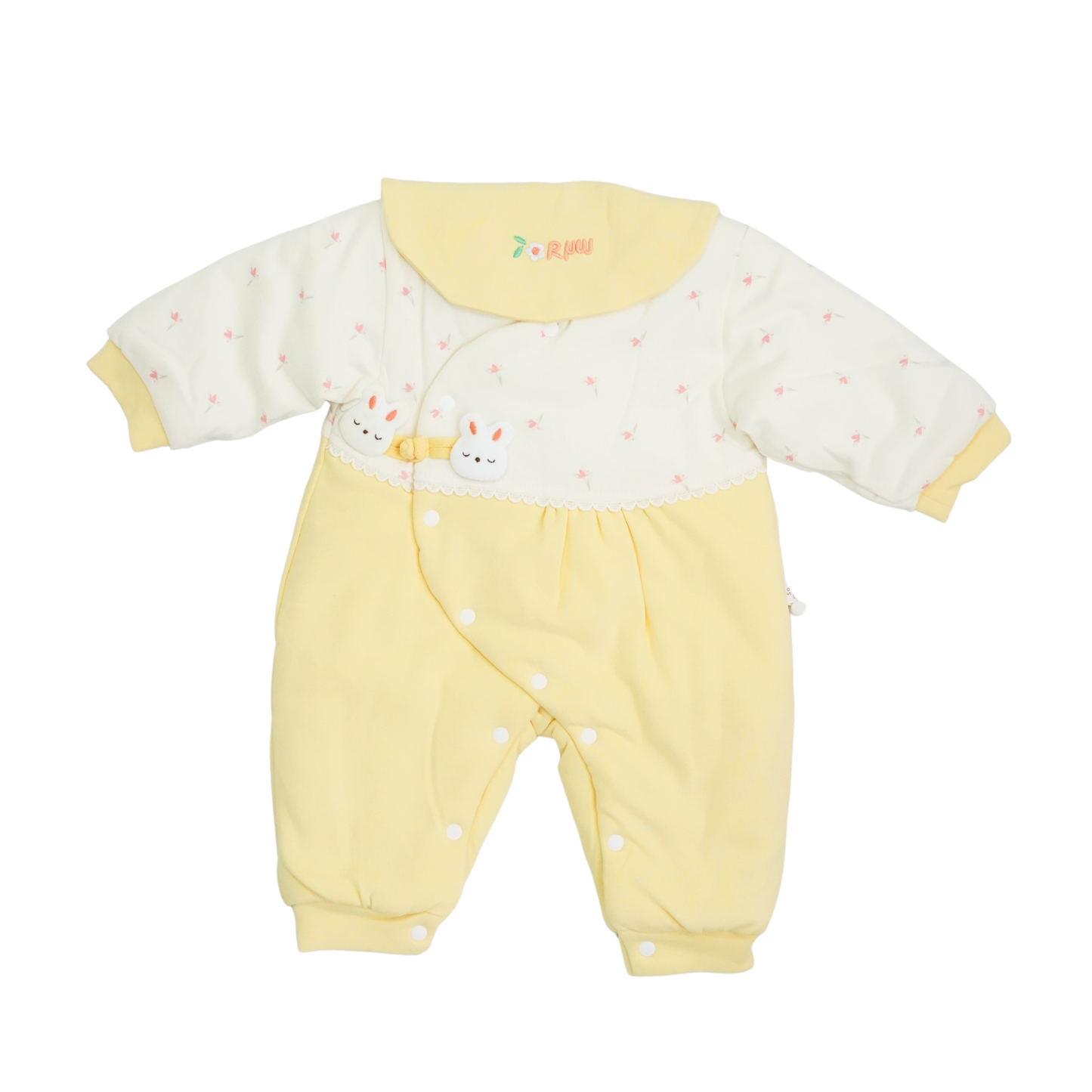 GIRLS QUILTED ROMPER