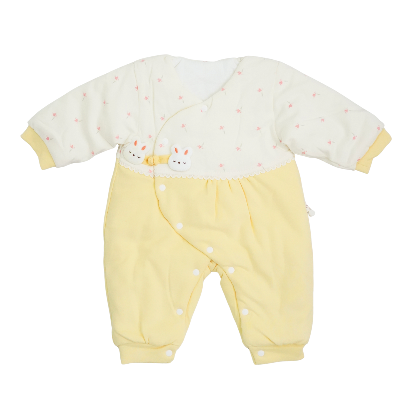 GIRLS QUILTED ROMPER