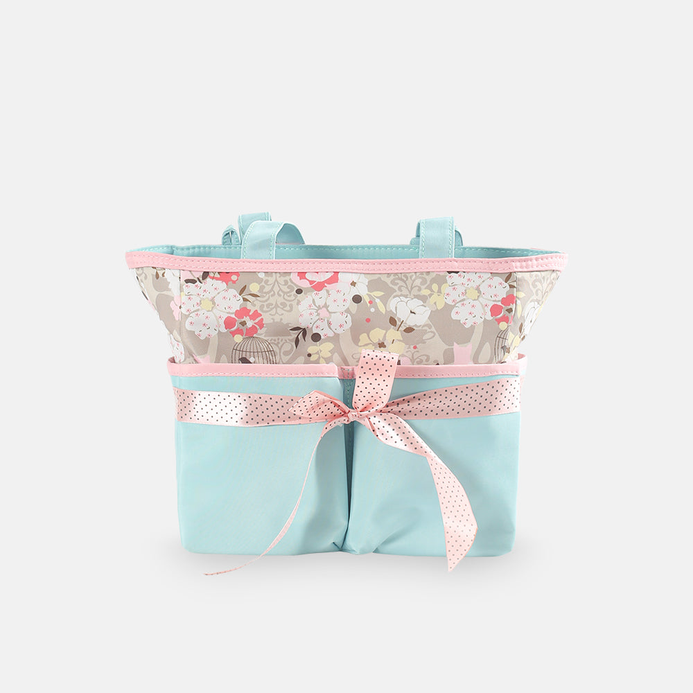 BABY DIAPER BAG SET FLORAL