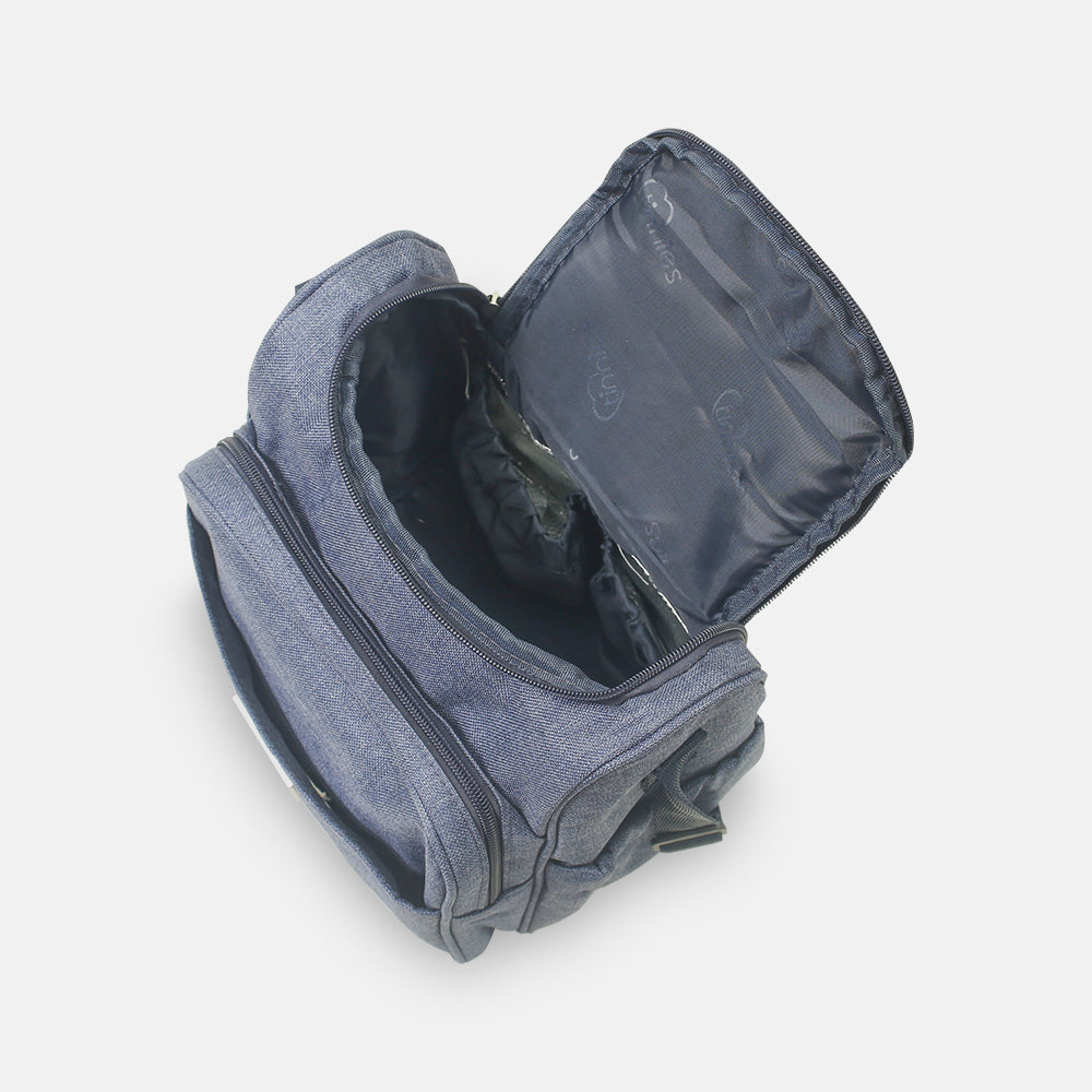 BABY DIAPER BAG (S) EXTURED BLUE
