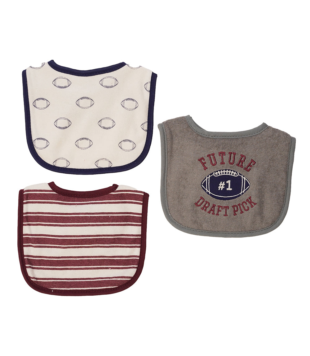 BIBS PACK OF 3 MULTI-COLOR