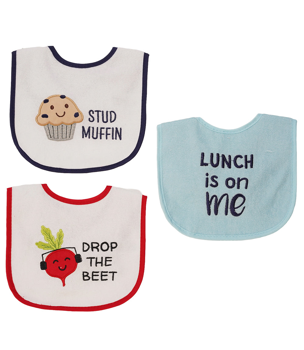 BIBS PACK OF 3 MULTI-COLOR
