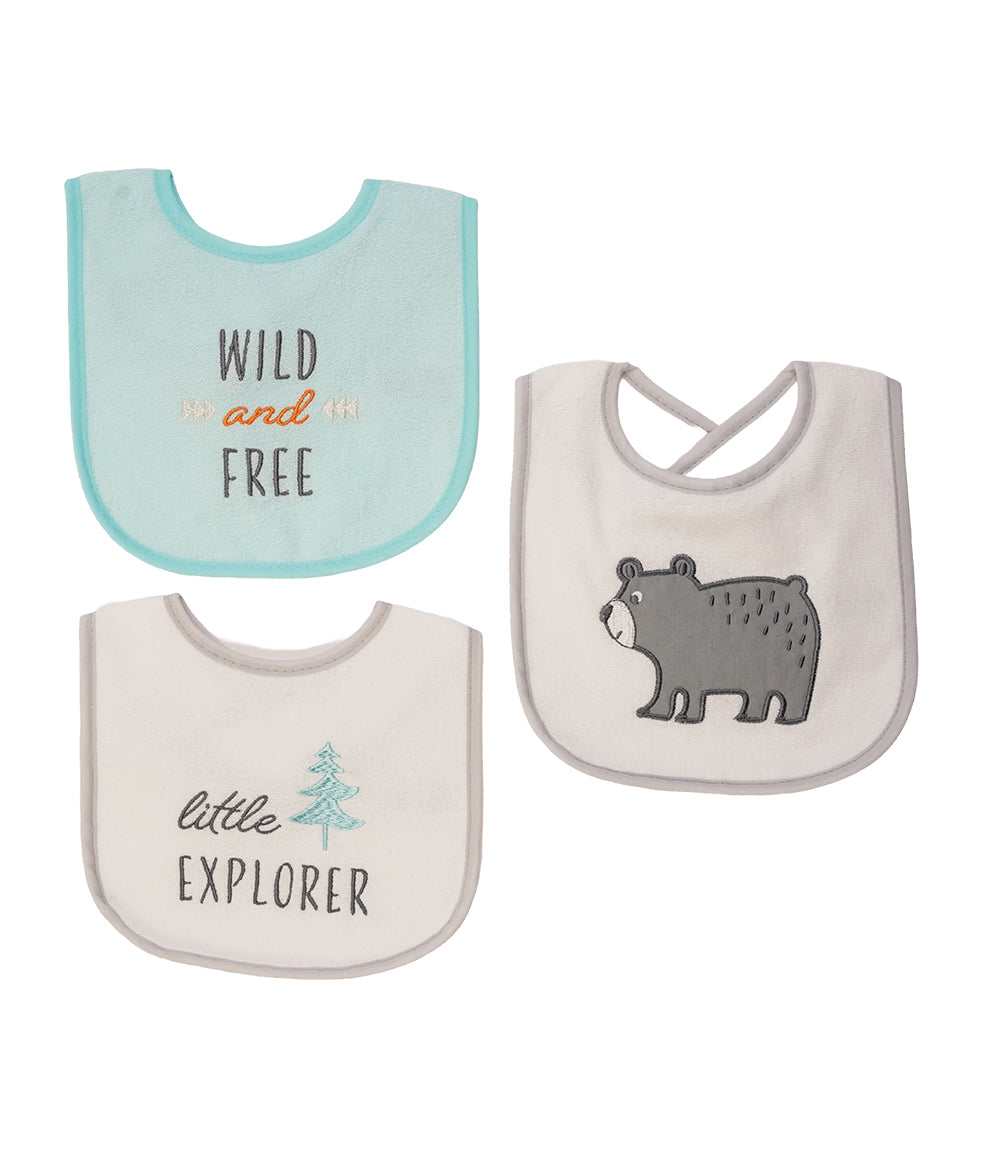 BIBS PACK OF 3 MULTI-COLOR