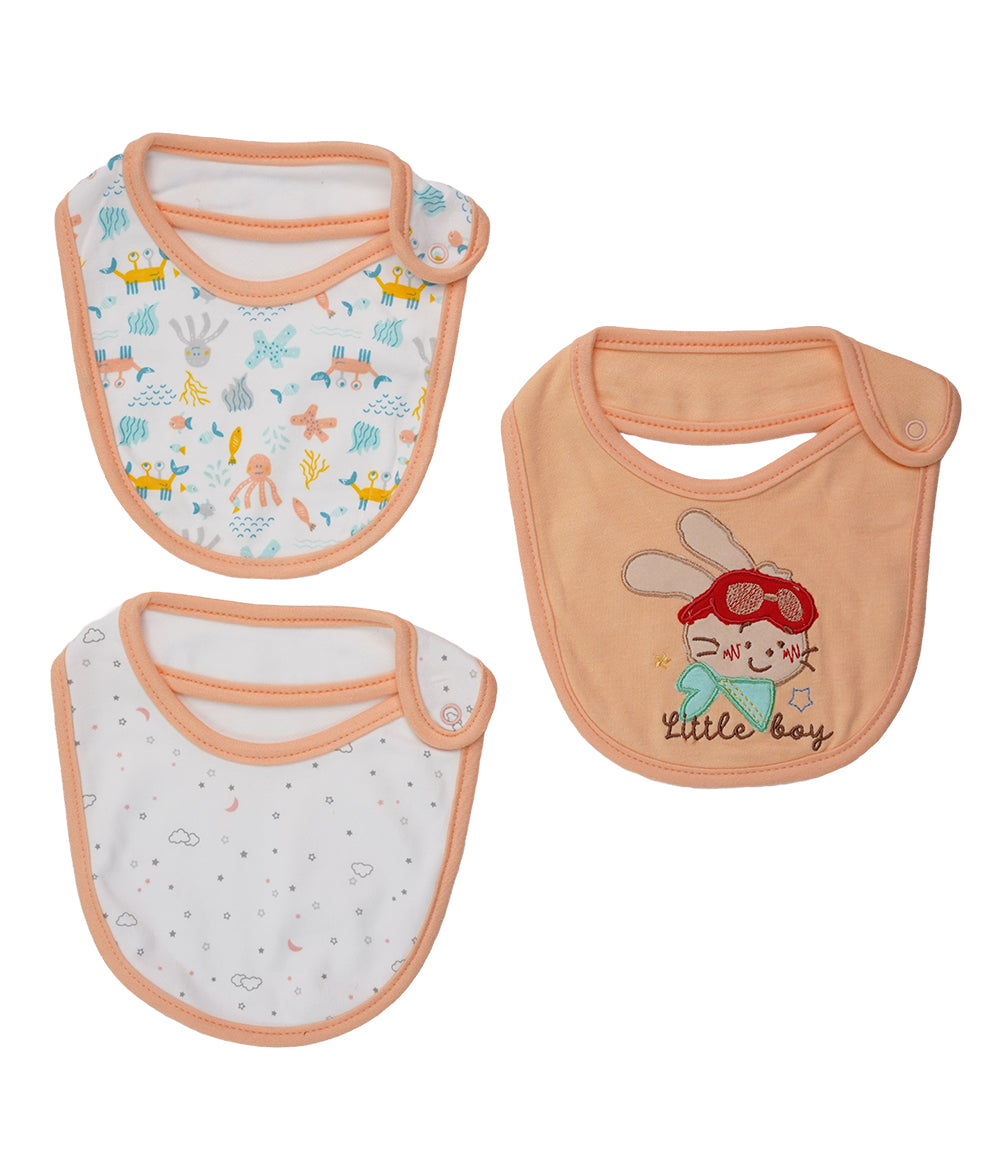 BIBS PACK OF 3 MULTI-COLOR