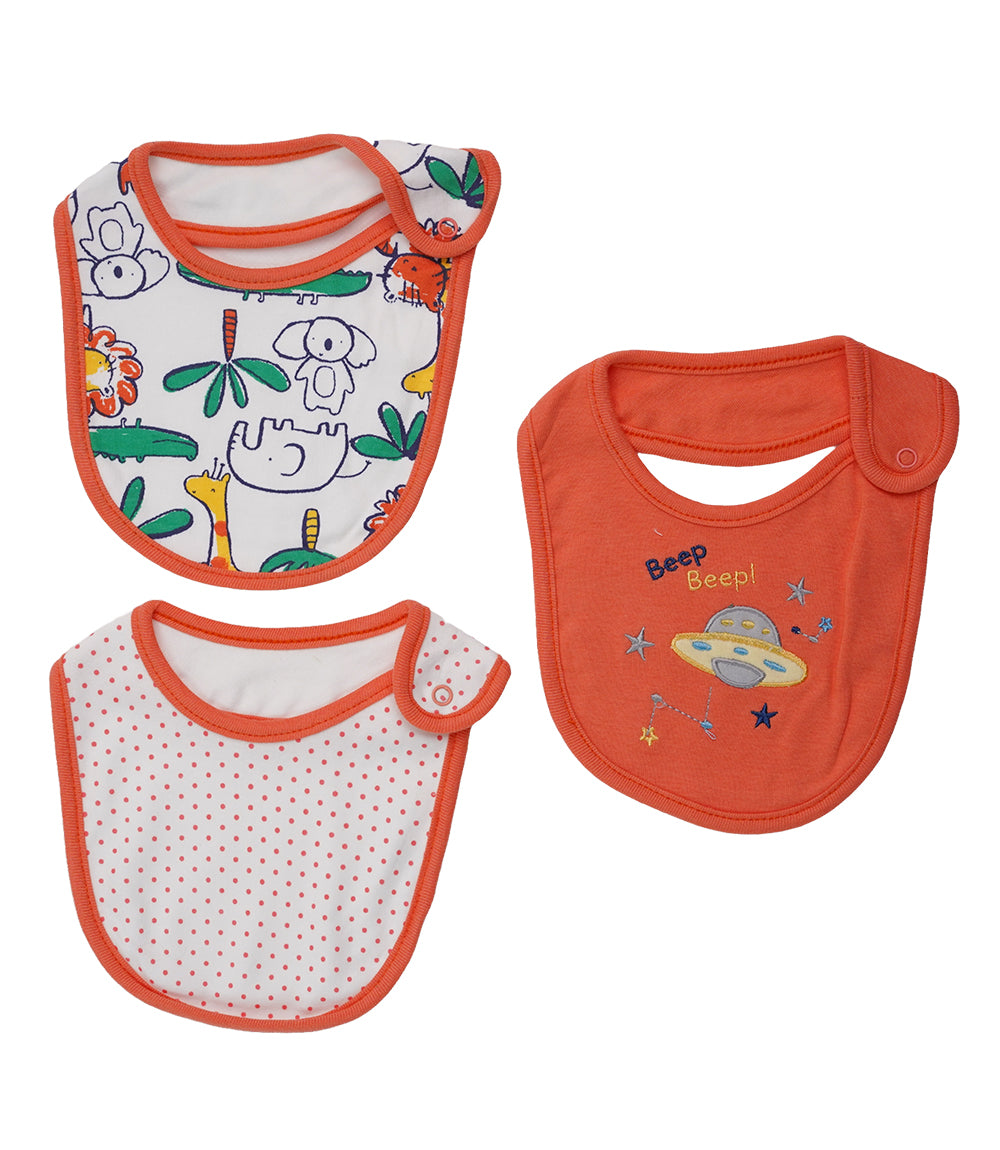 BIBS PACK OF 3 MULTI-COLOR