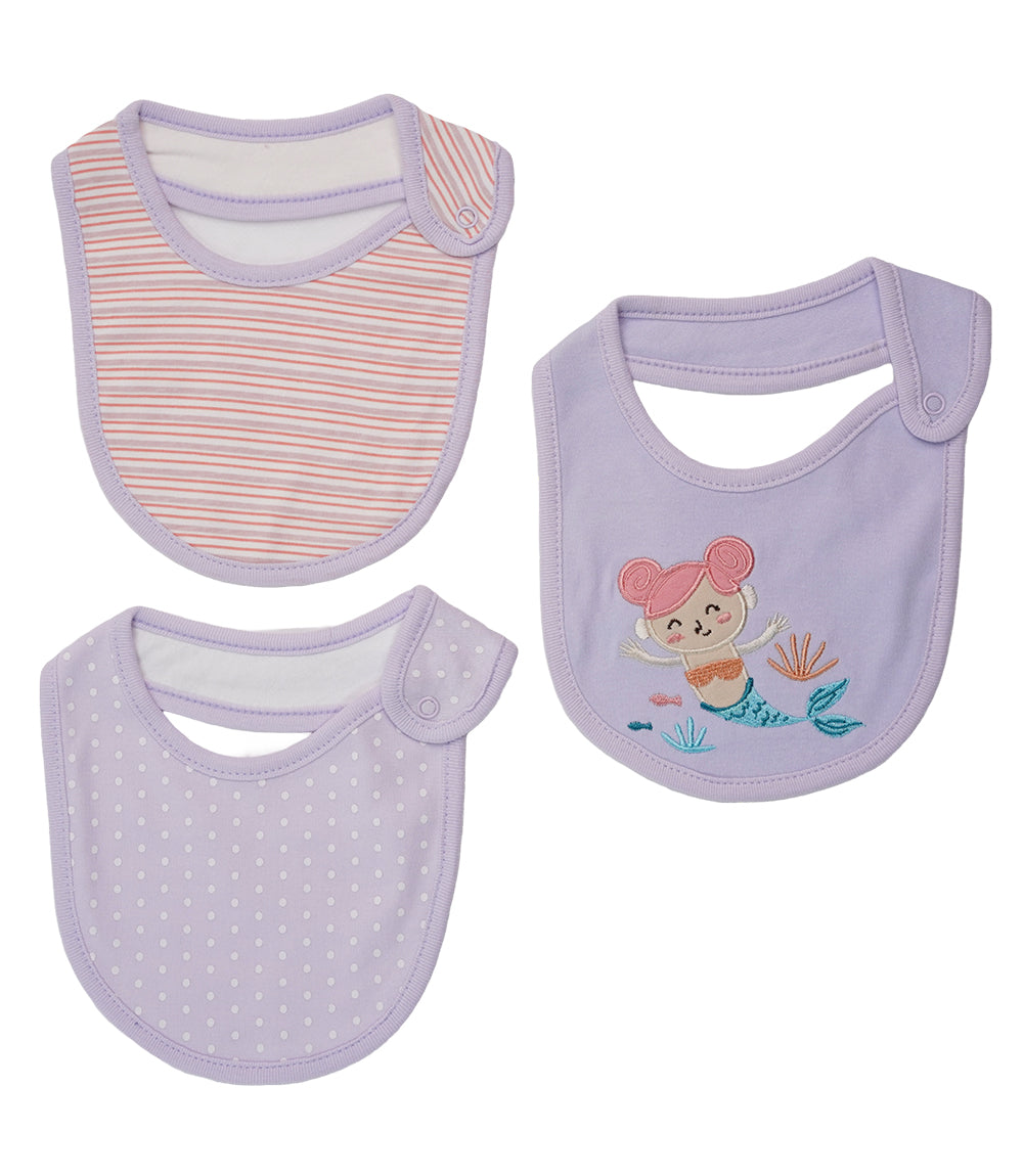 BIBS PACK OF 3 MULTI-COLOR
