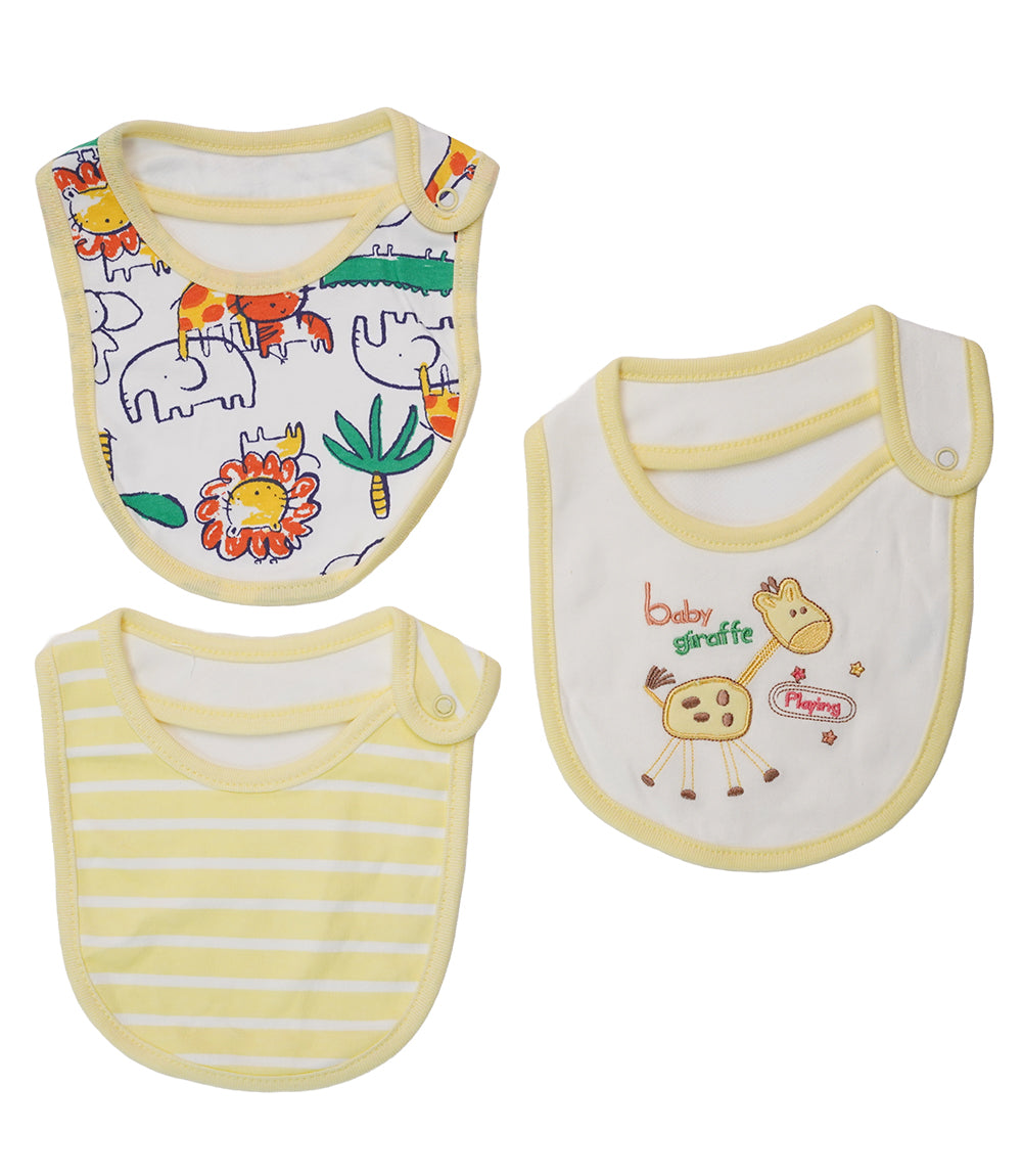 BIBS PACK OF 3 MULTI-COLOR