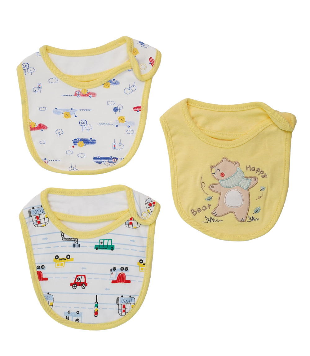 BIBS PACK OF 3 MULTI-COLOR