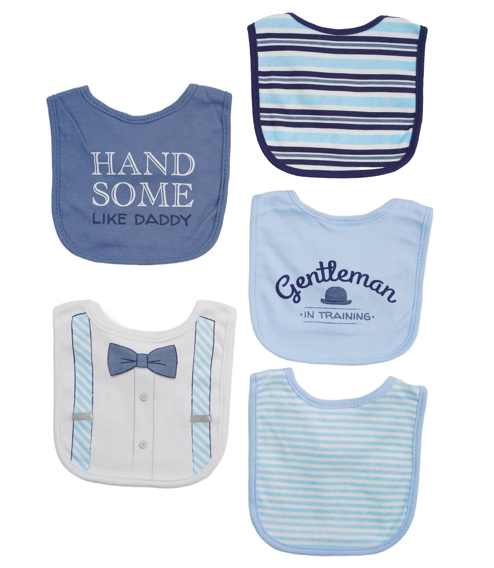 BIBS PACK OF 5 MULTI-COLOR