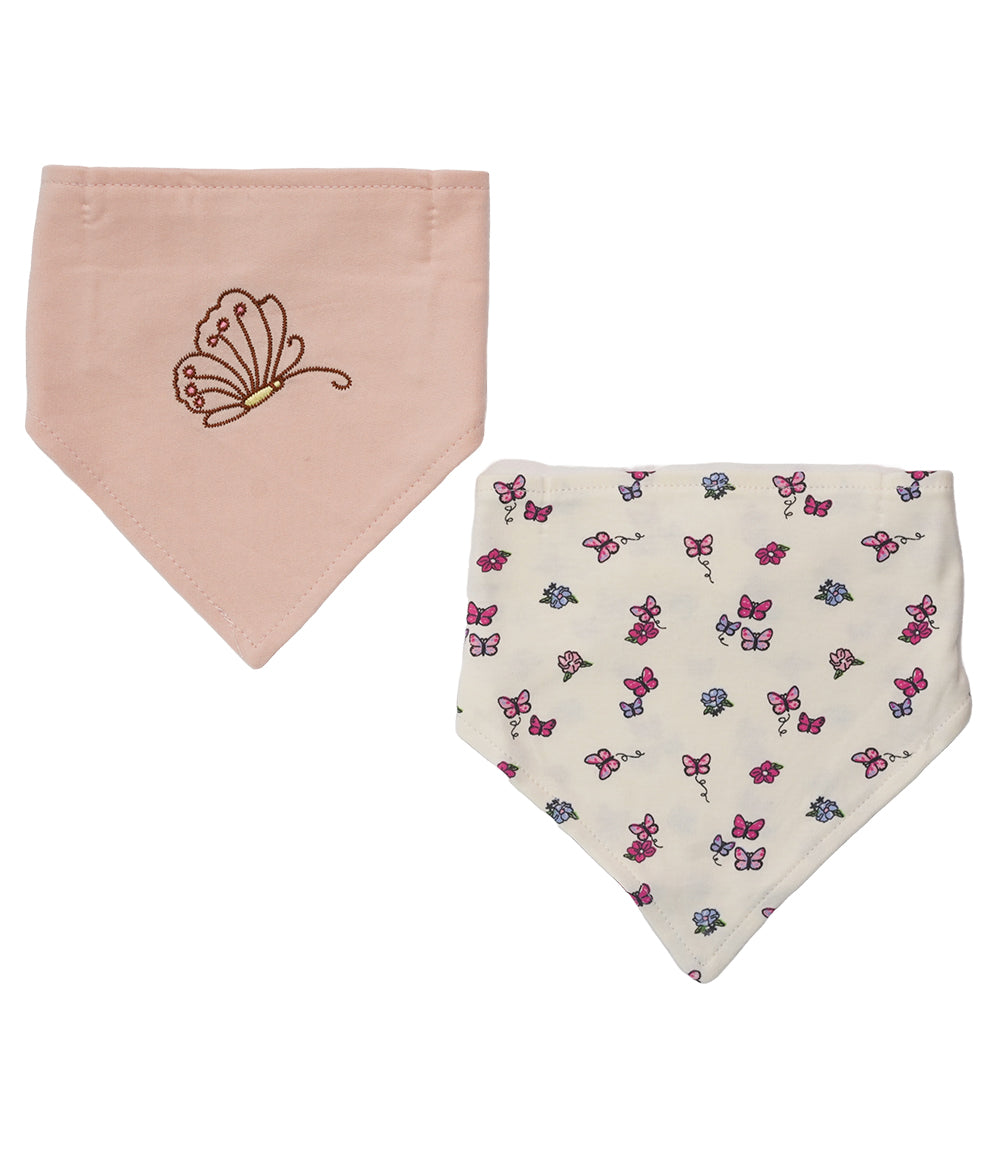 BANDANA BIBS GIRL PACK OF 2