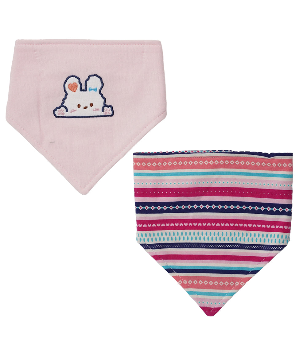BANDANA BIBS GIRL PACK OF 2