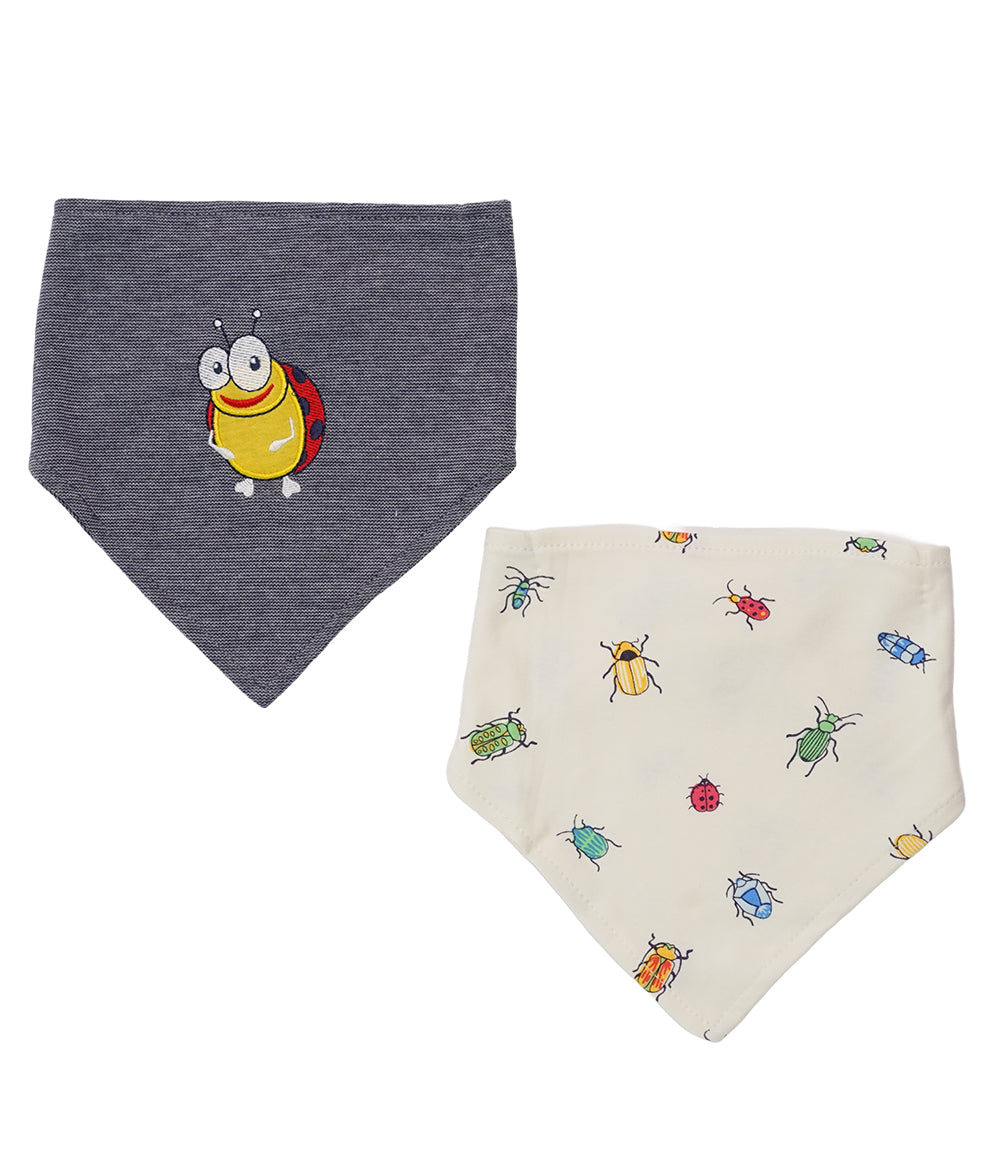 BANDANA BIBS Boys PACK OF 2