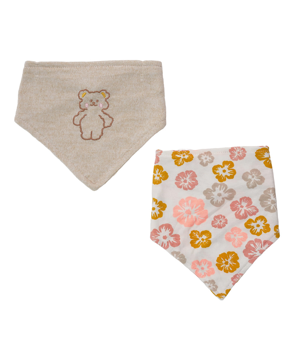 BANDANA BIBS GIRL PACK OF 2