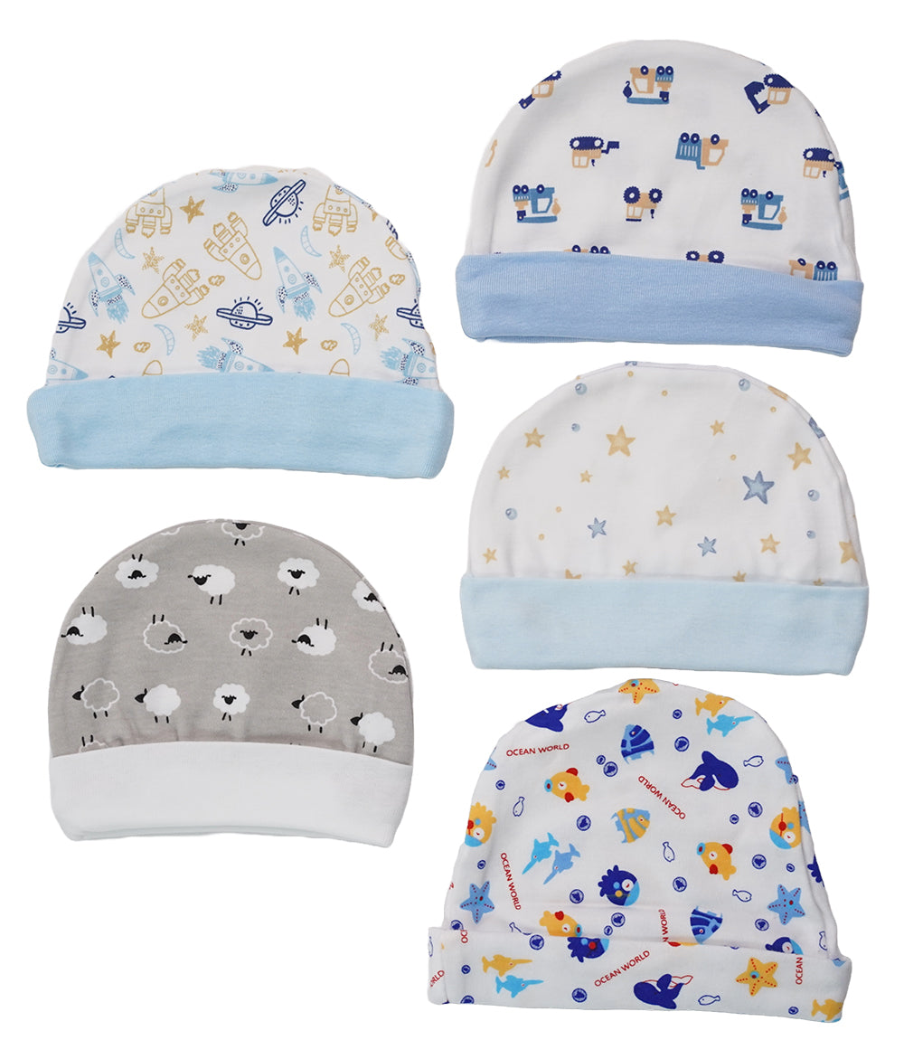 Baby Boy Cap Set PK-5 Ocean World