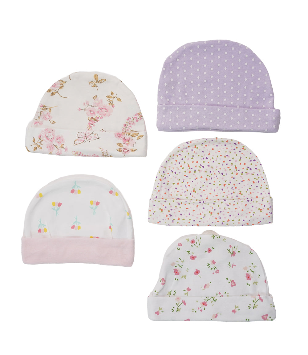 Baby Boy Cap Set PK-5 Dots