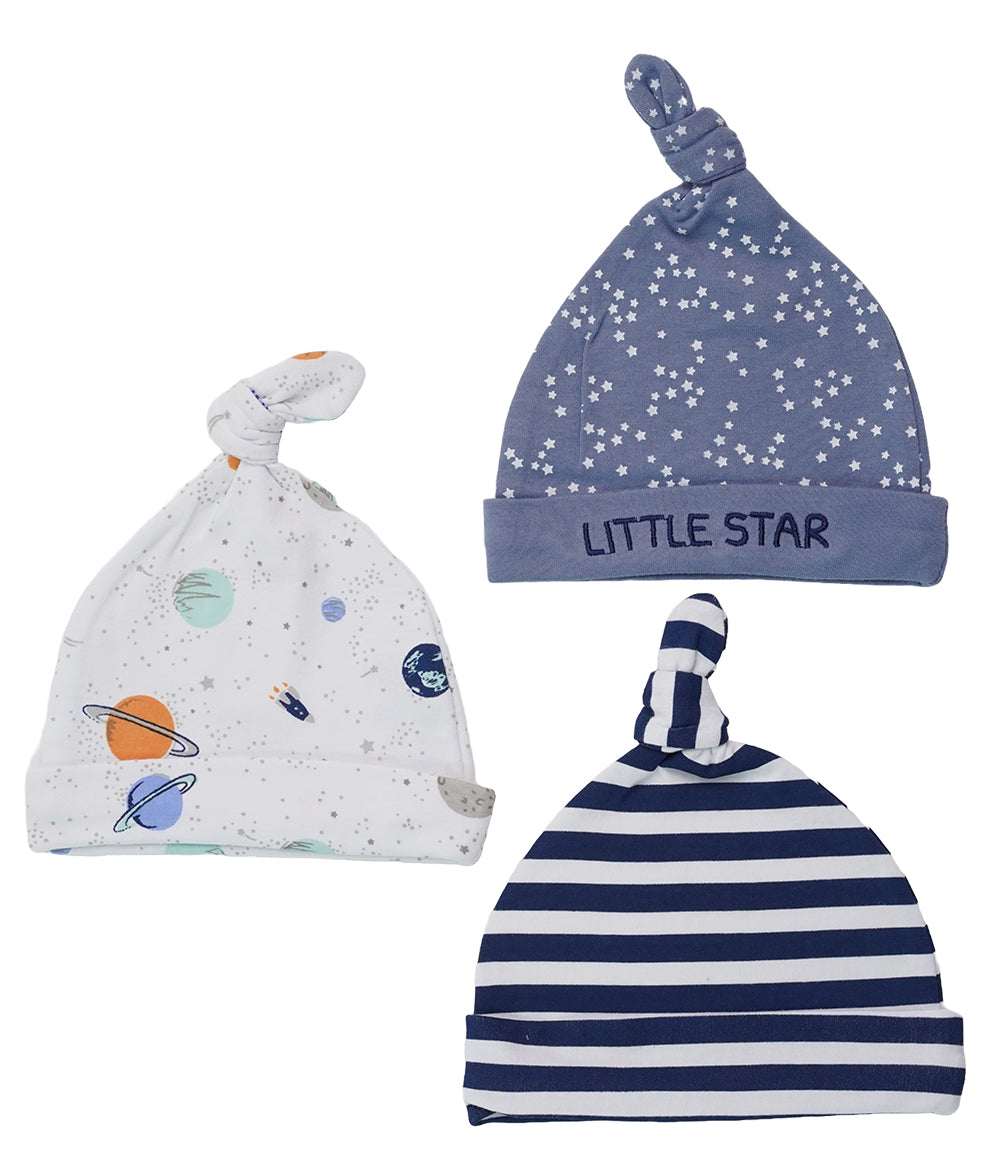 Baby Boy Cap Set PK-3 Little Star