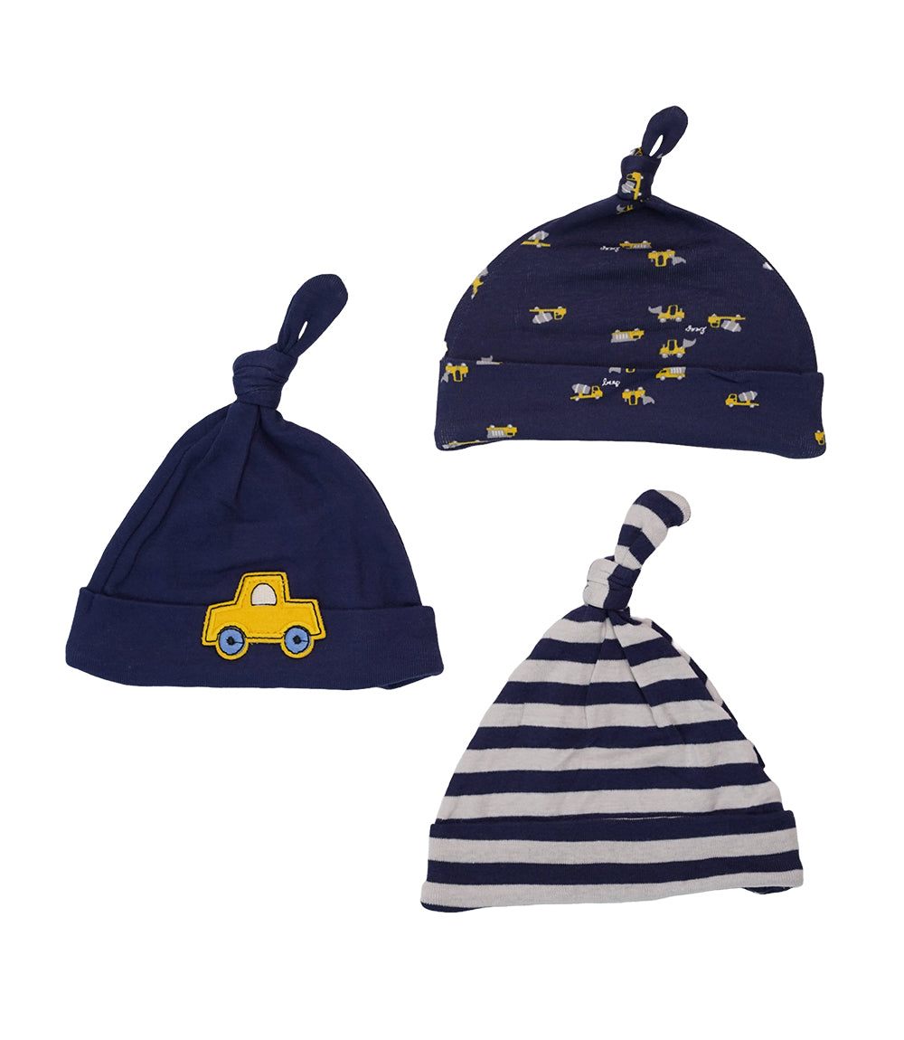 Baby Boy Cap Set PK-3 Car