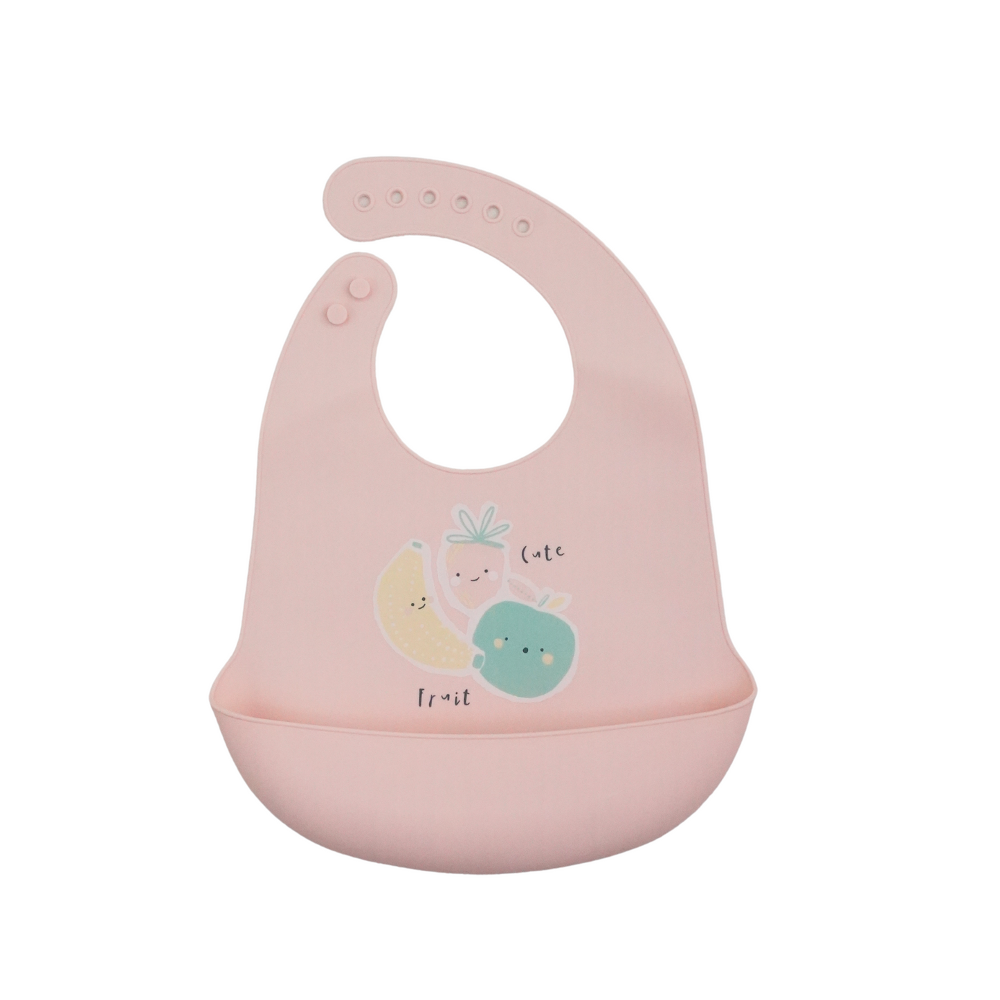 SILICONE BIB PINK