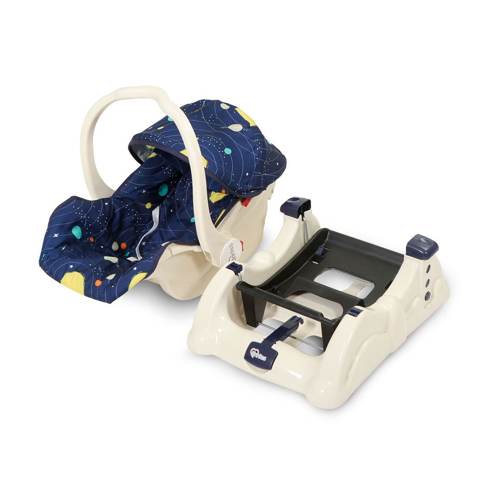 Carry Cot W/ Rocking Blue Space