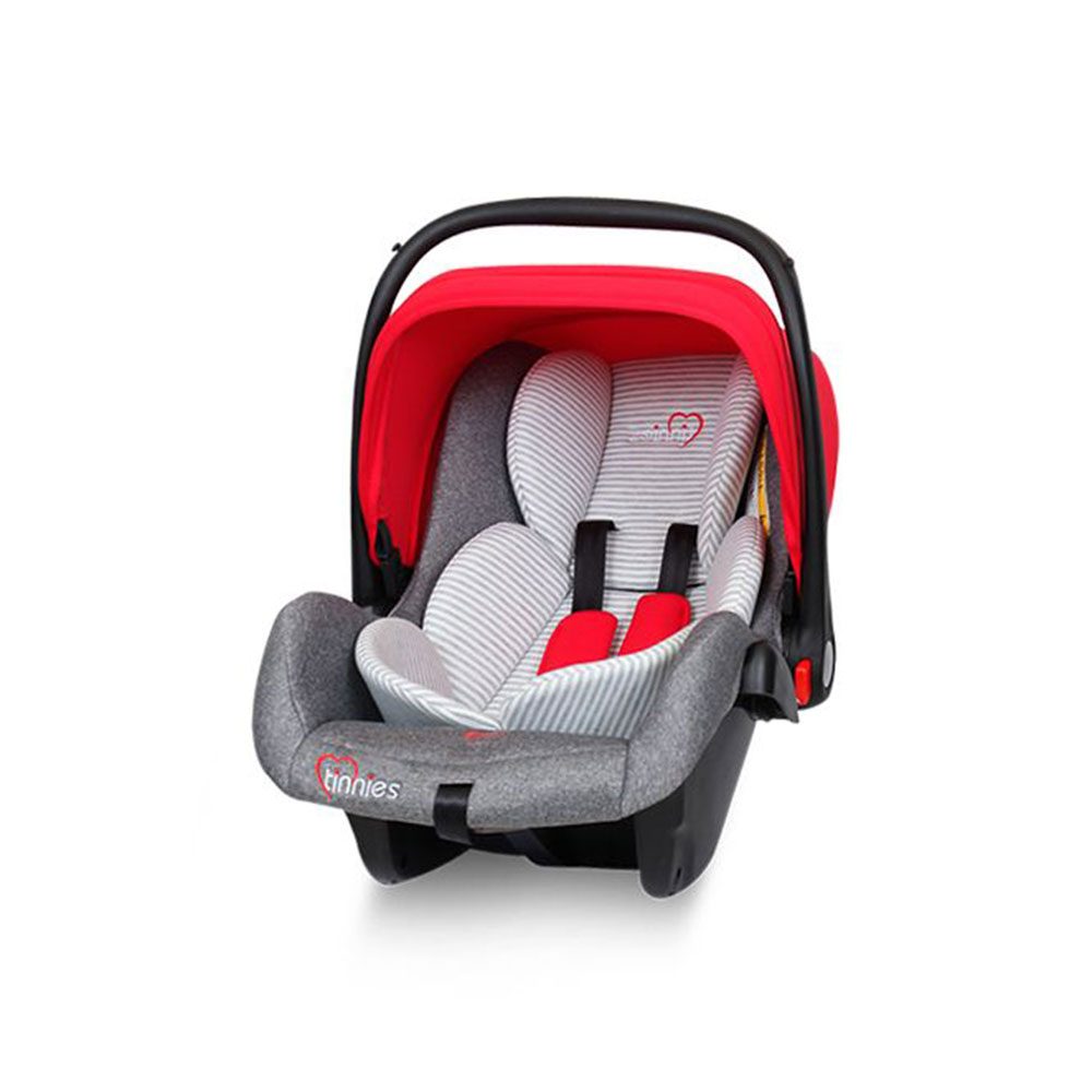 Tinnies Baby Carry Cot / Car Seat Red