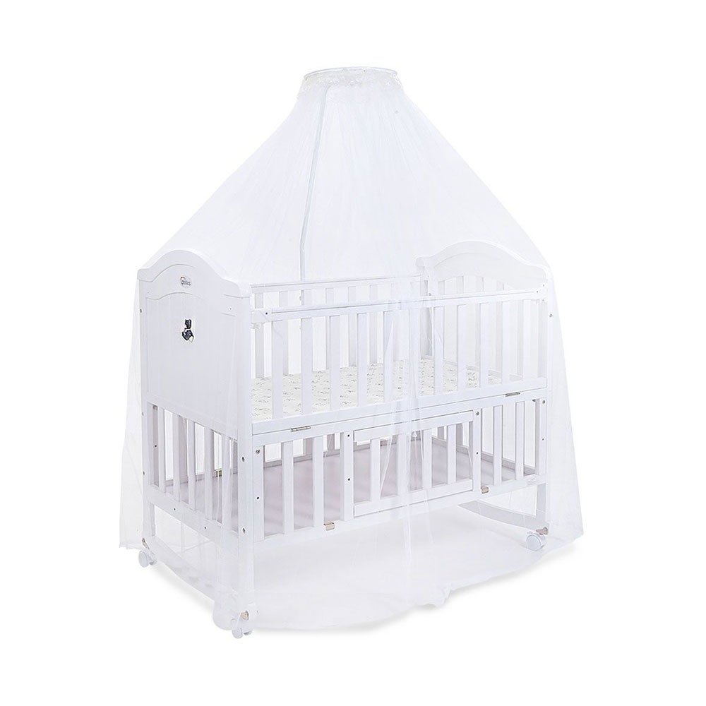 Tinnies Wooden Cot White