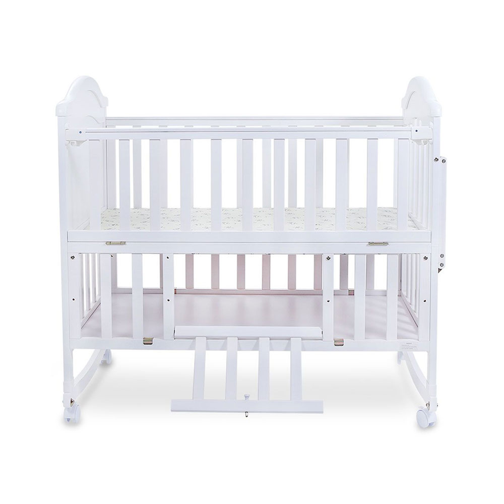Tinnies Wooden Cot White