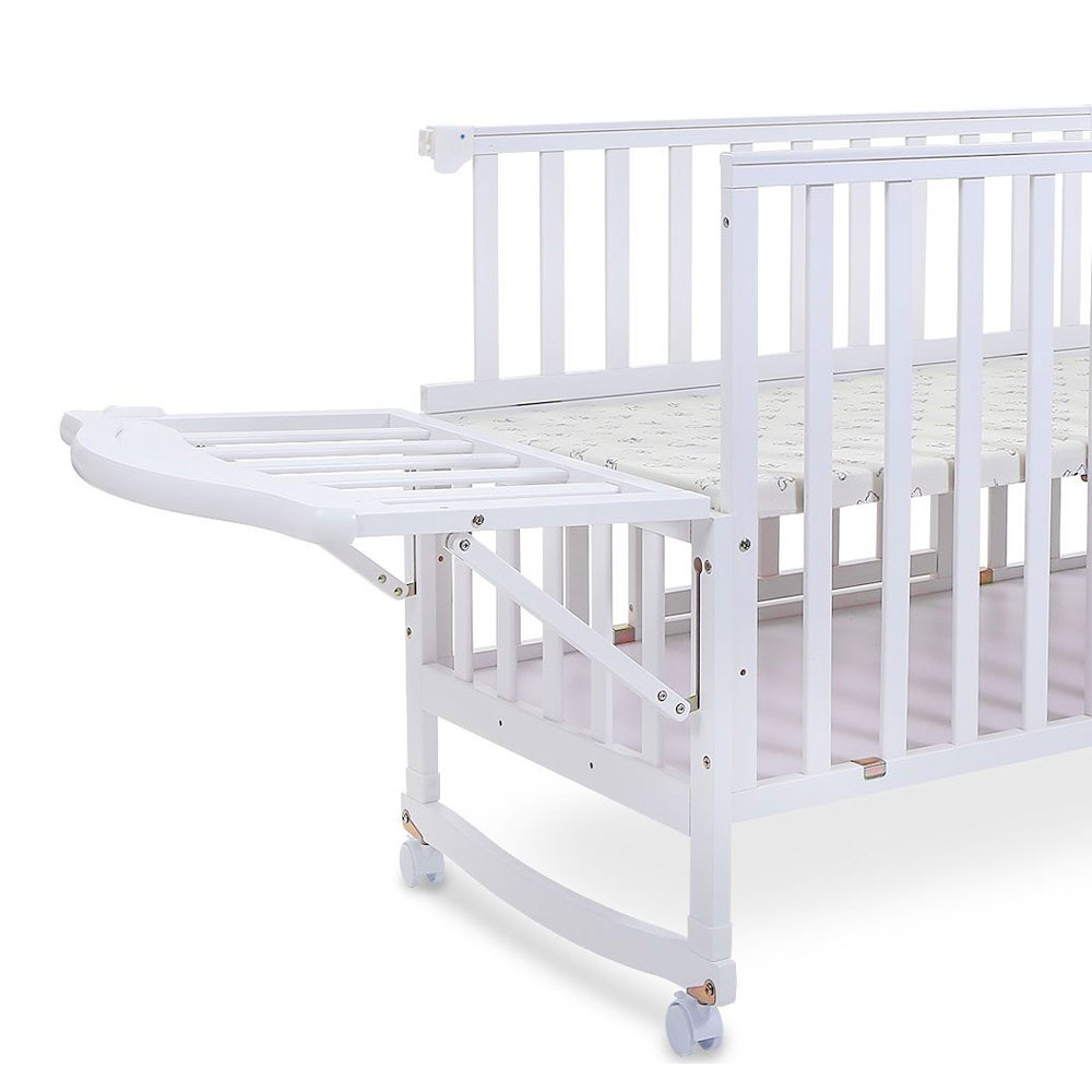 Tinnies Wooden Cot White