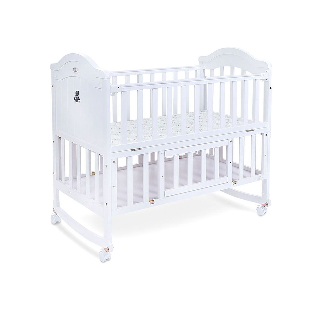 Tinnies Wooden Cot White