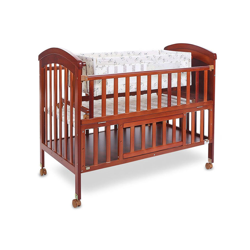 Tinnies Wooden Cot Brown