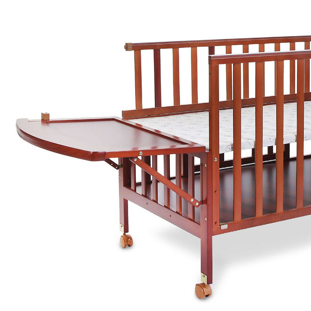 Tinnies Wooden Cot Brown