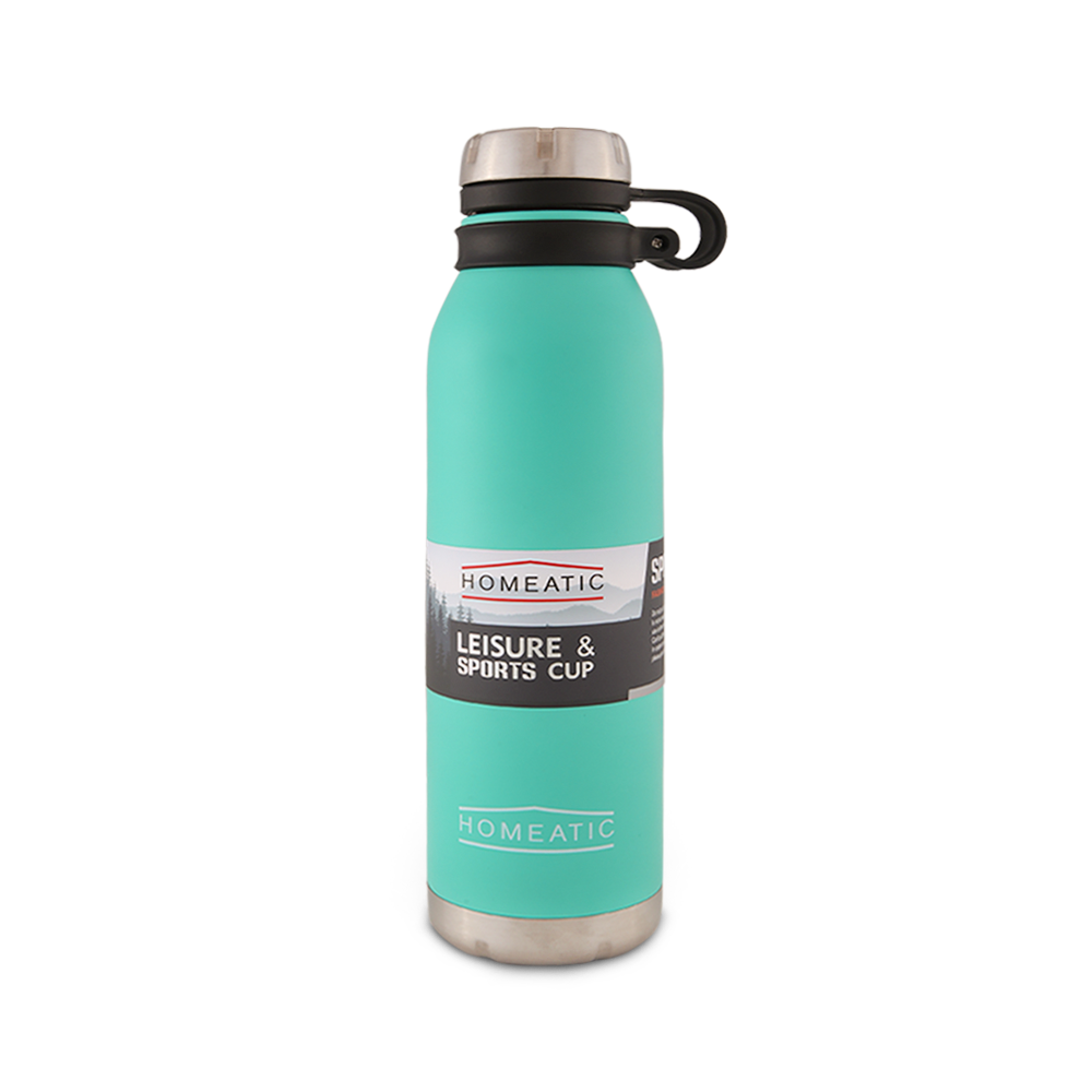 STEEL WATER BOTTLE 750 ML LIGHT GREEN