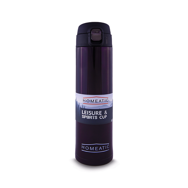 STEEL WATER BOTTLE 500 ML BROWN
