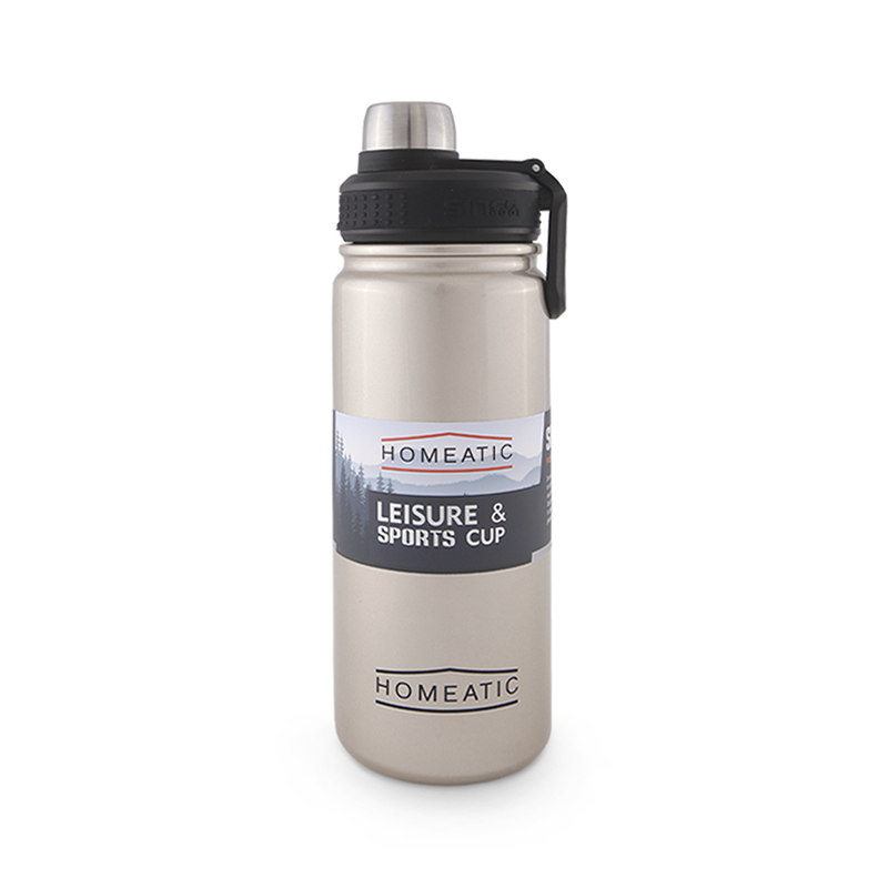 STEEL WATER BOTTLE 650 ML SILVER