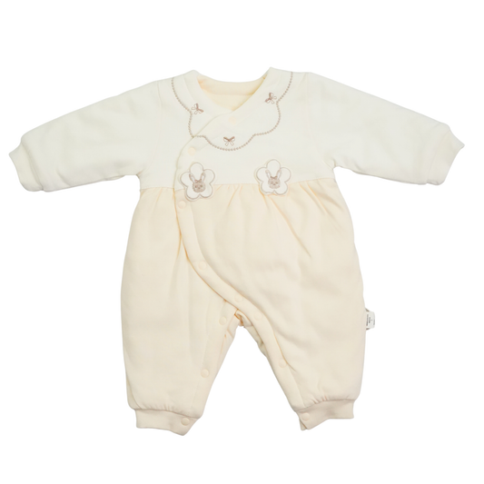 GIRLS QUILTED ROMPER