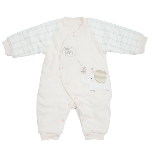GIRLS QUILTED ROMPER