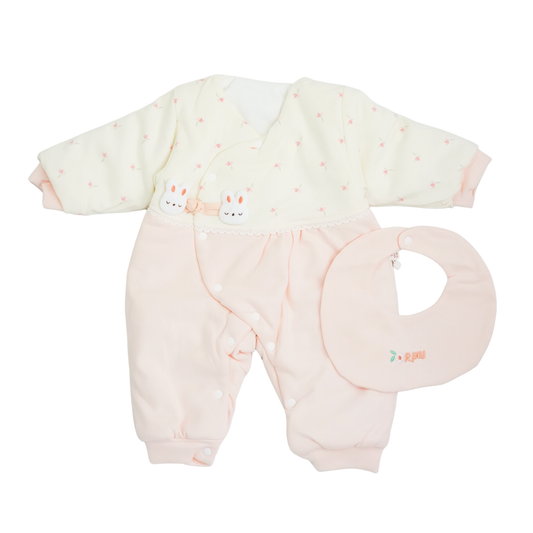 GIRLS QUILTED ROMPER