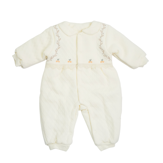 GIRLS QUILTED ROMPER