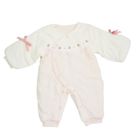 GIRLS QUILTED ROMPER