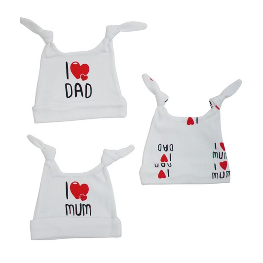 Baby Caps Set PK-3 Love