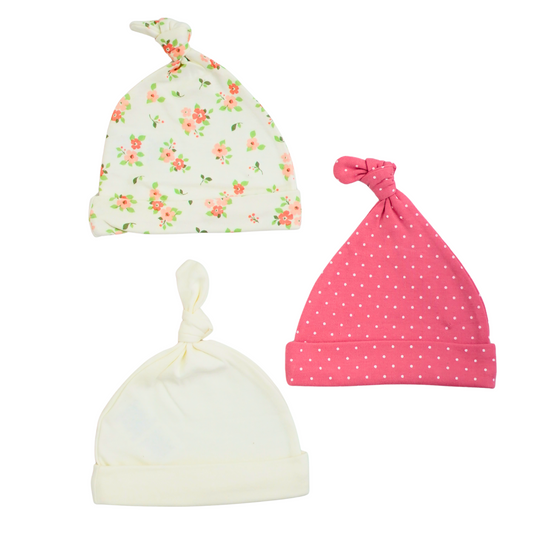 Baby Caps Set PK-3 Flowers