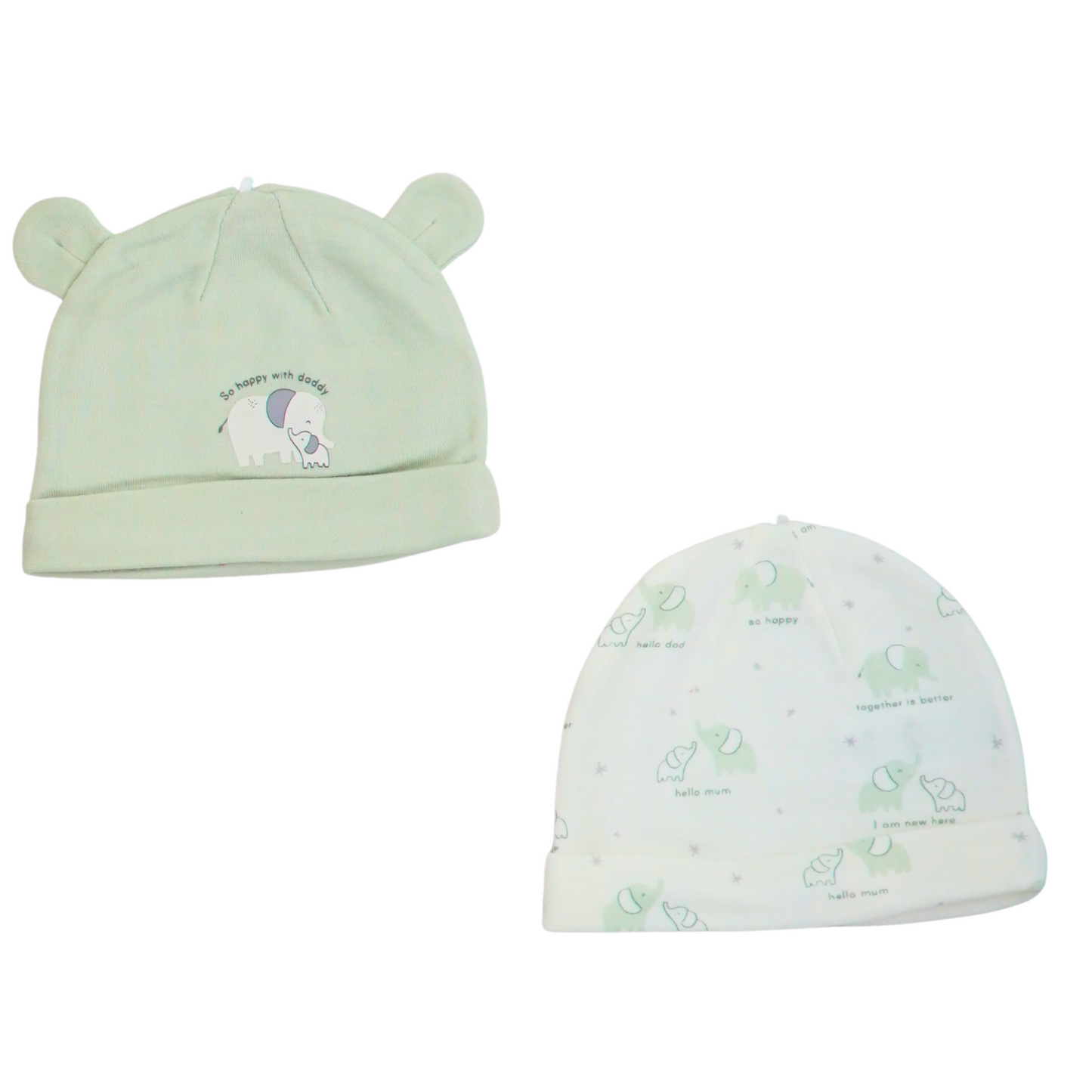 Baby Caps Set PK-2 Elephant Baby