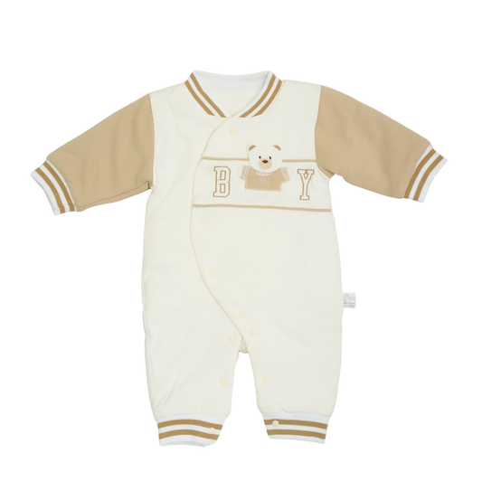 BOY QUILTED ROMPER