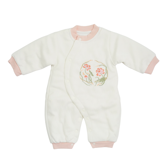 GIRLS QUILTED ROMPER