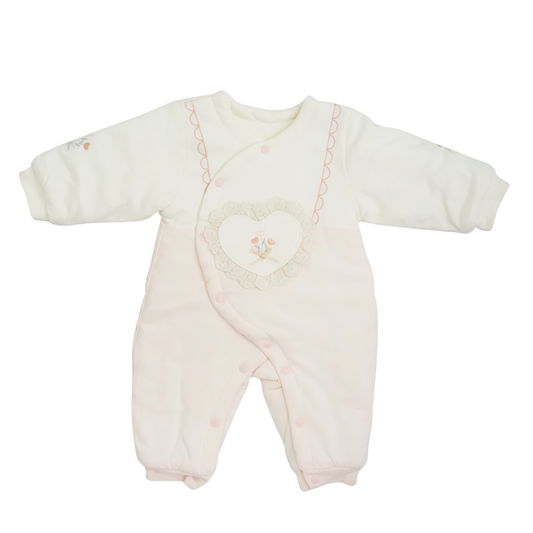 GIRLS QUILTED ROMPER