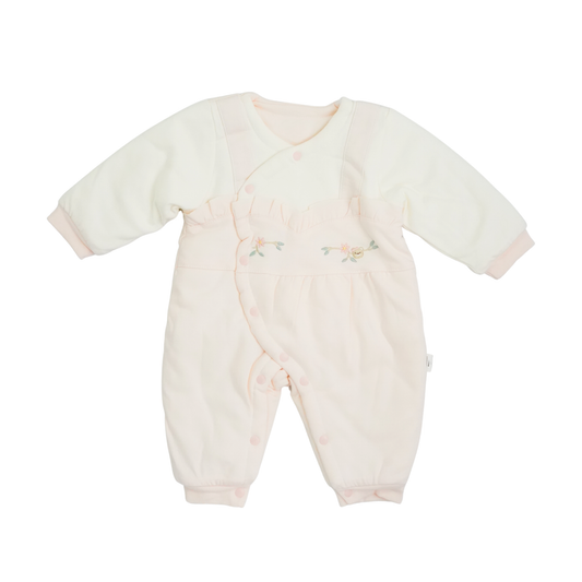 GIRLS QUILTED ROMPER